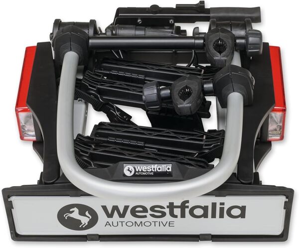 Westfalia Porte-vélos Bikelander Classic pour pour Attelages | pour 2 Vélos | Adapté aux Vélos Électriques| Repliable