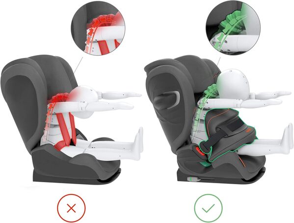 CYBEX Gold Siège Auto Pallas G i-Size, 76 - 150 cm, De 15 Mois à 12 ans Environ (9 à 50 Kg Environ), Lava Grey