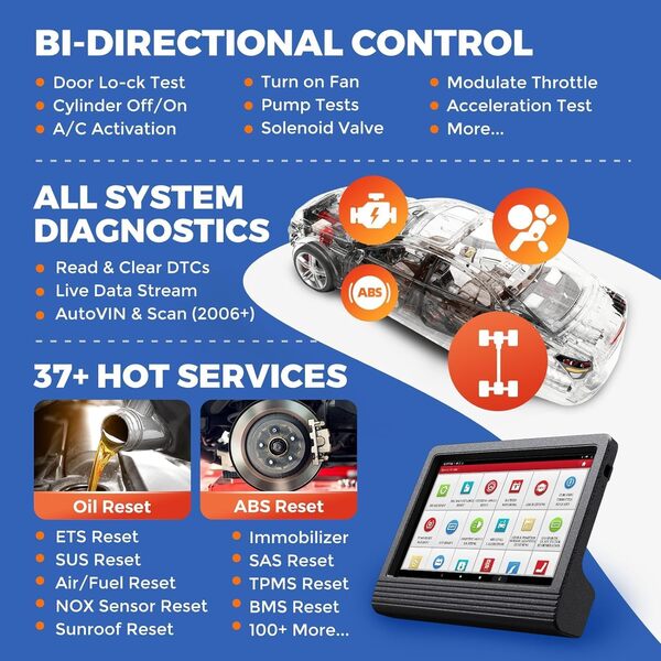 LAUNCH X431 V+ Pro 4.0 Valise Diagnostic Auto, Convient aux Camions HD, Version Mondiale, Codage en Ligne de l'ECU, 41+ Services, AutoAuth FCA SGW, 2-Year Free Update, Diagnostic de Tous Les Systèmes