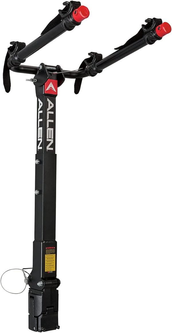 Allen Sports Porte-vélos Deluxe pour 2 vélos pour Boule d'attelage de 50 mm, modèle EU-2B