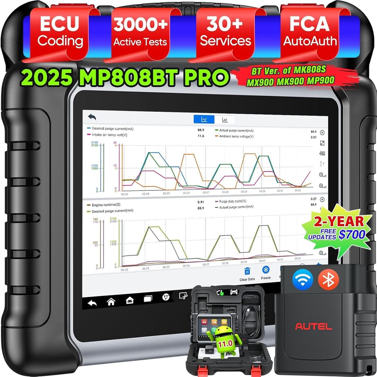 Test Autel MaxiPRO MP808BT PRO : diagnostic intégral et bidirectionnel