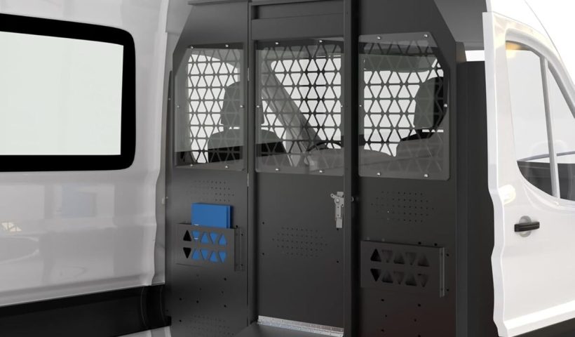 Test : cloison de séparation Melipron pour Ford Transit toit moyen