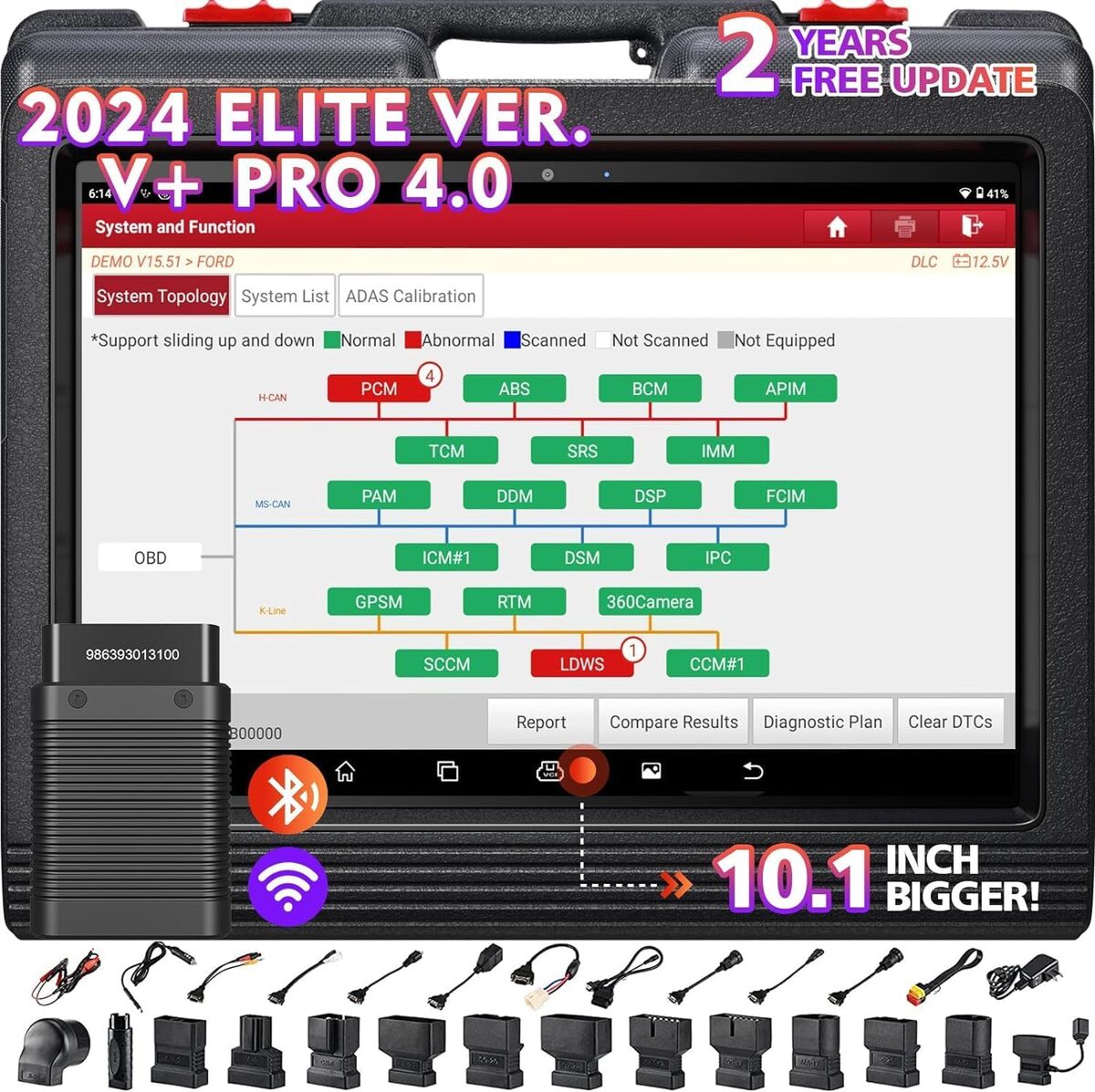 Test de la valise Launch X431 V+ Pro 4.0 : diagnostic multi-systèmes complet