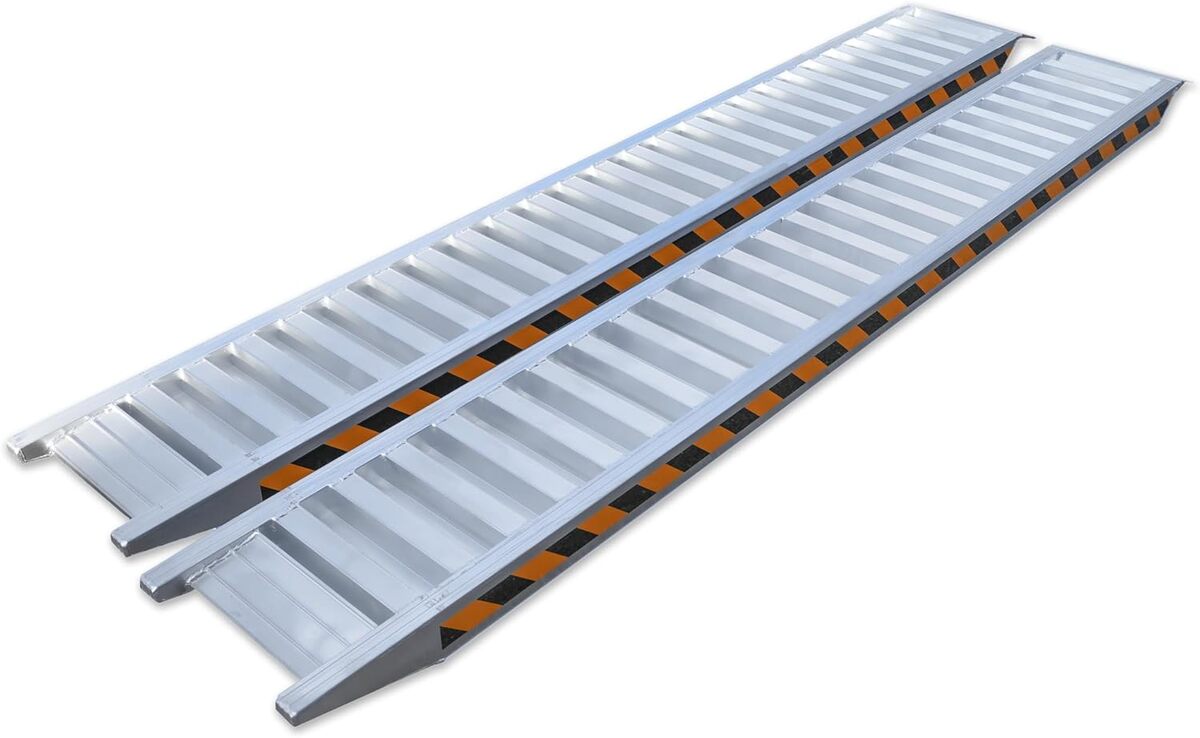 Test des rampes en aluminium 3.5 tonnes (250 cm)