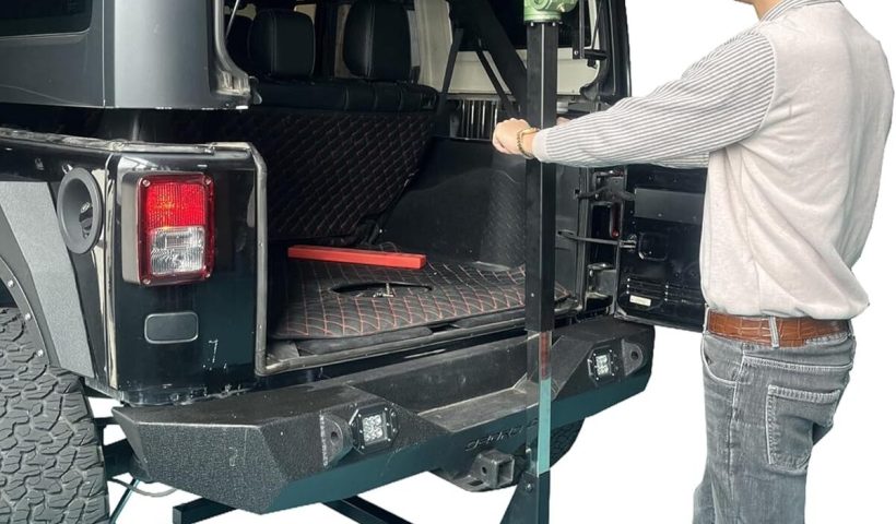 Test du palan de toit Jeep pour Wrangler : robustesse et sécurité