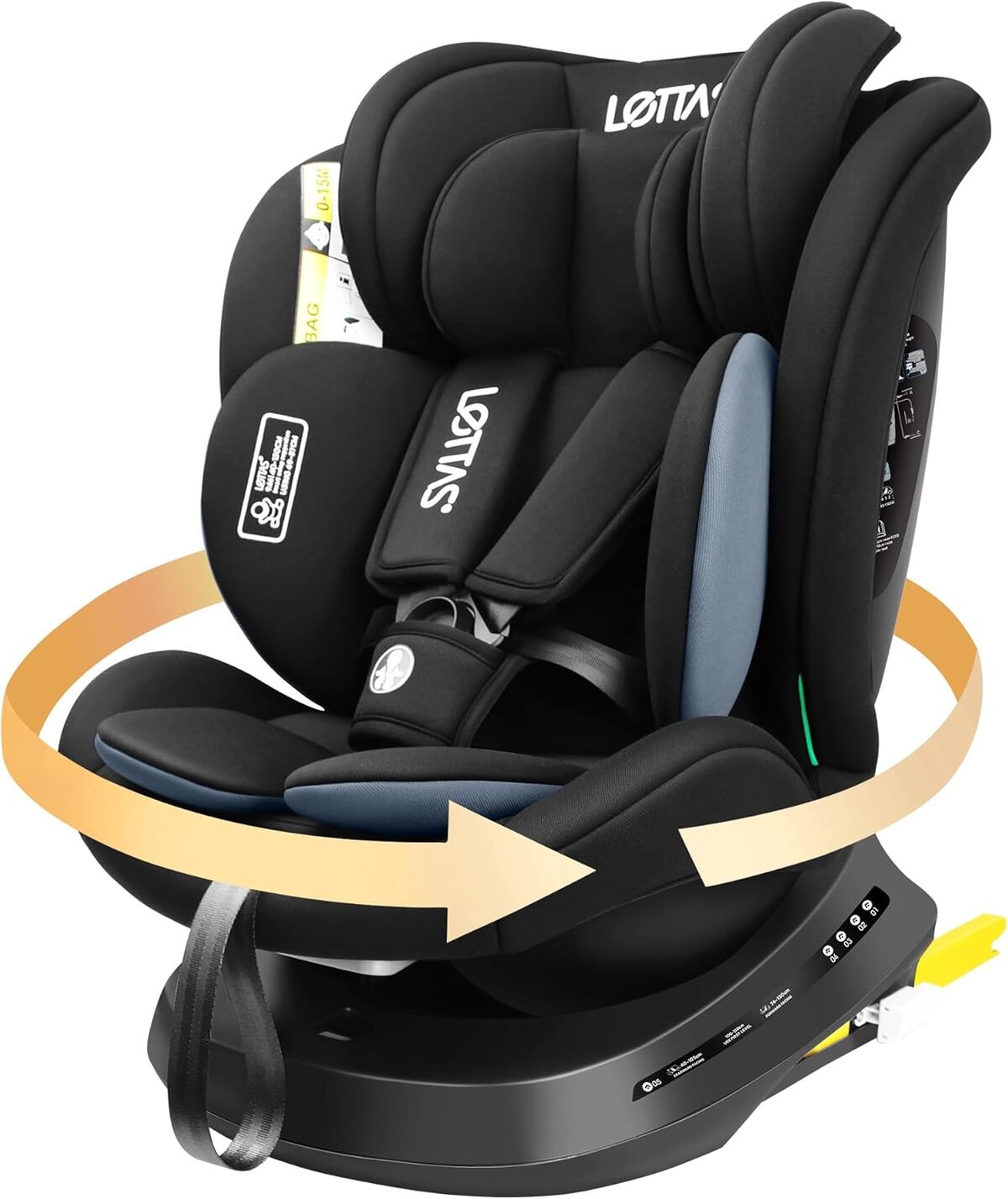 Test du siège auto Lettas i-Size 360° Isofix