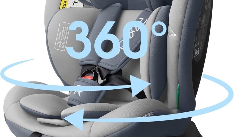 Test du siège auto Reecle i-Size 360° pivotant ISOFIX