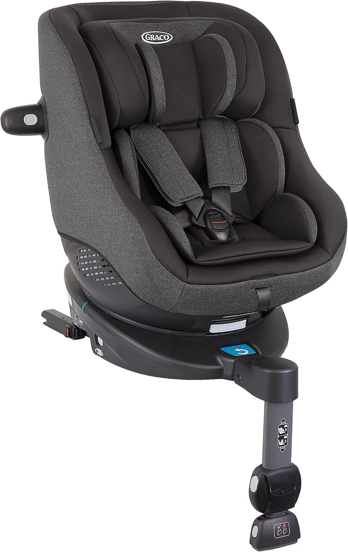 Test du siège-auto rotatif Graco Turn2Me i-Size ISOFIX 360°