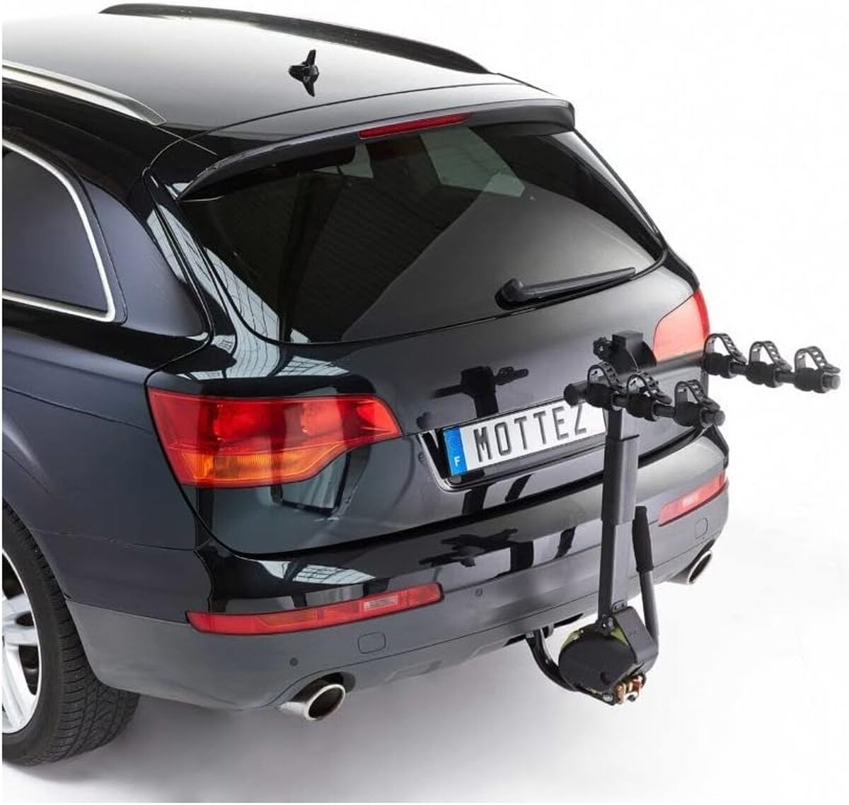 Test : mottez porte-vélos rabattable 3 vélos noir