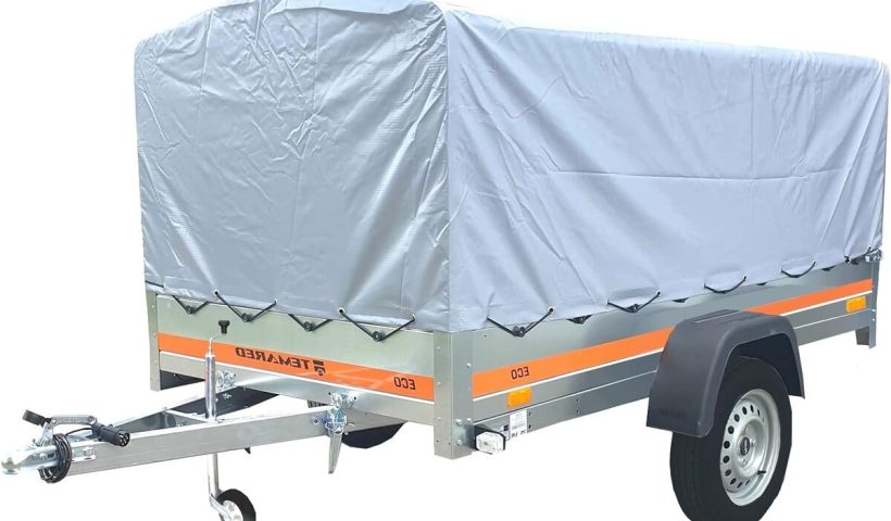 Test : remorque basculante Tema Grande 263x125x110 cm + bâche haute