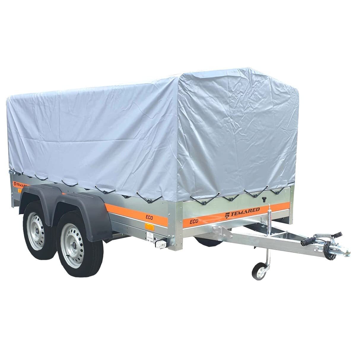 Test : remorque Tema bâchée ECO2612/2 double essieu 263X125 cm gris