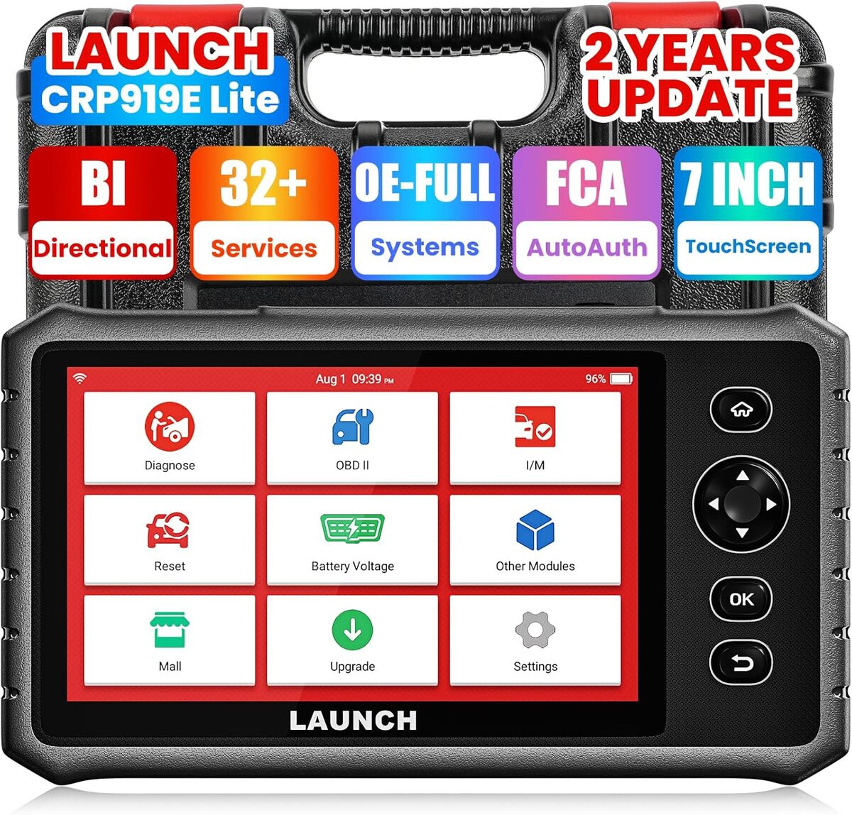 Test valise diagnostic Launch CRP919E Lite complète