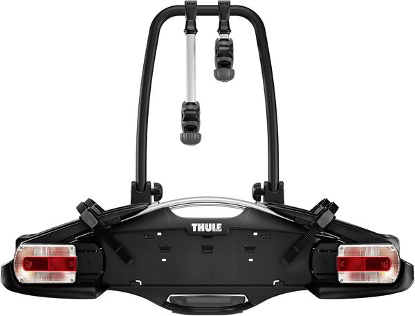 Thule VeloCompact 2 7-pin, Porte-vélos sur boule d'attelage léger et compact pour une utilisation au quotidien (pour 2 vélos).