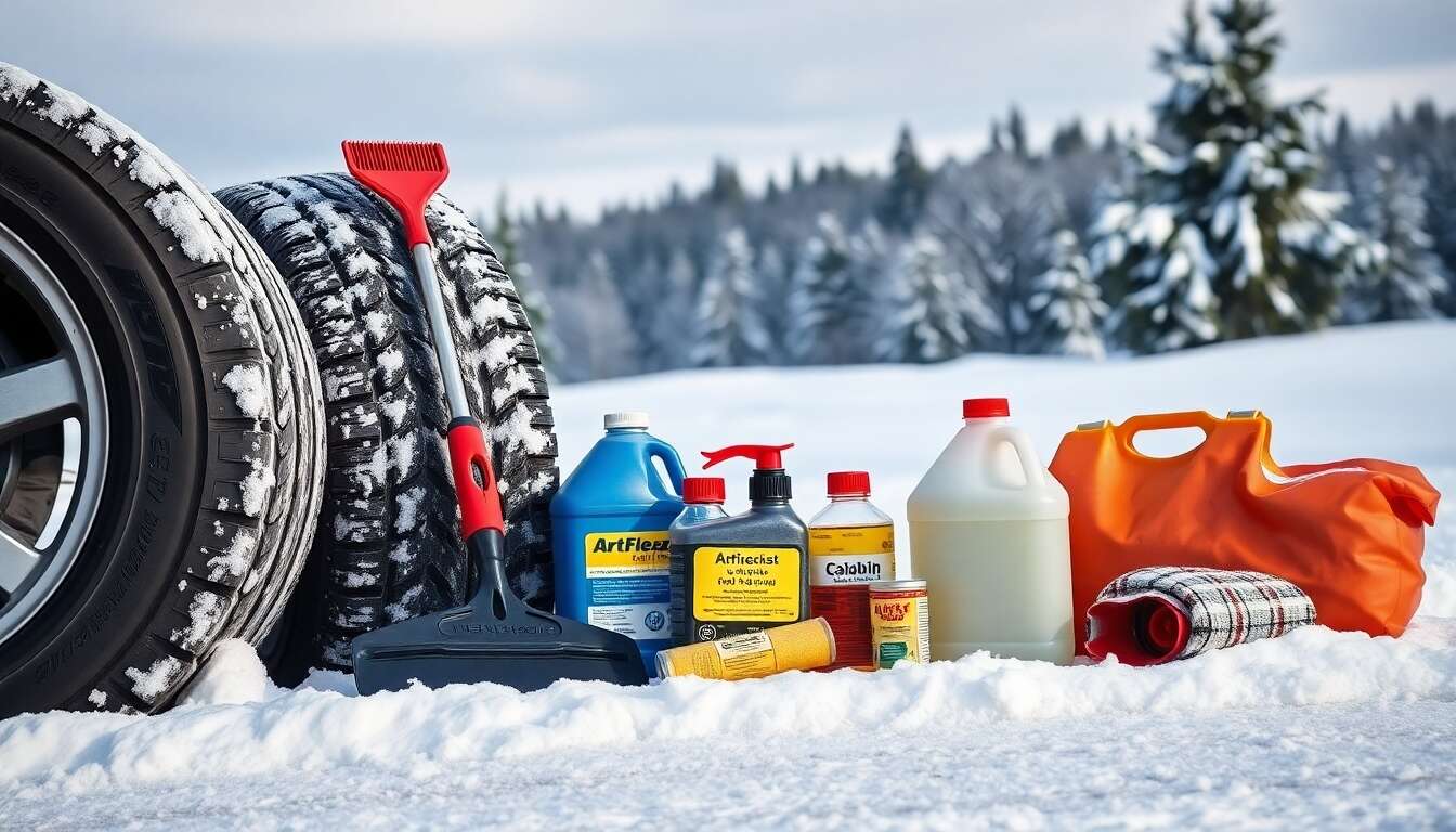 Équipements indispensables pour l'hiver en voiture