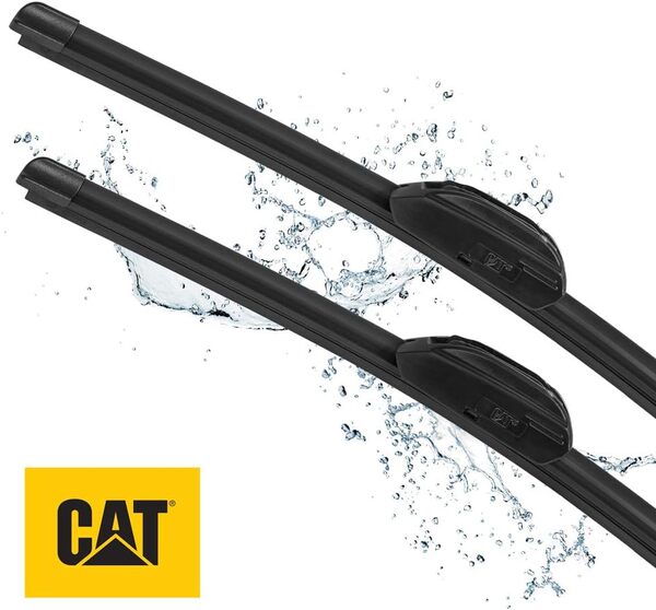 Cat erpillar Clarity Paire de balais d'essuie-glace de rechange toutes saisons pour voiture, camion, fourgonnette et VUS (43,2 + 53,3 cm (paire pour pare-brise avant)