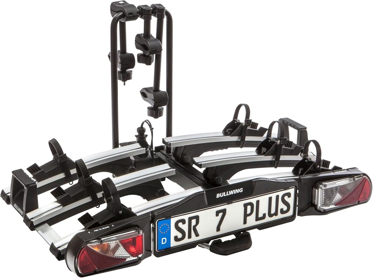 Test : bullwing porte-vélos attelage pliable SR7 Plus