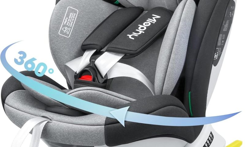 Test du siège auto Miophy I-Size Isofix 360° pivotant : sécurité de 0 à 12 ans