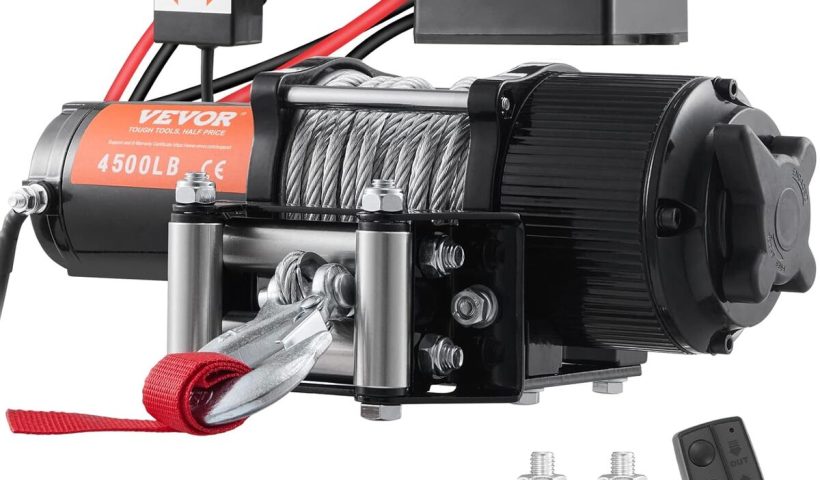Test : treuil électrique VEVOR 12 V 4500 lb avec télécommande sans fil