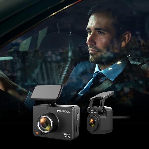 Kenwood DRV-A610W 4K UHD DashCam 12/24V/App/ 64GB microSD
