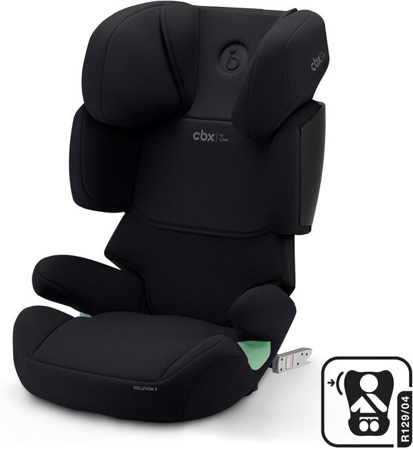 CBX by CYBEX Siège-Auto pour Enfants Solution X i-Fix, pour les voitures avec et sans ISOFIX, De 3 à 12 ans env. (100 - 150 cm), de 15 à 50 kg env., Pure Black