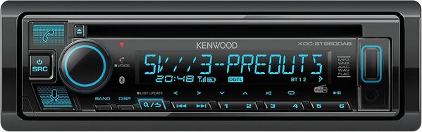 Kenwood autoradio, CD, USB, iPhone, Bluetooth, Dab+, KDC-BT960DAB