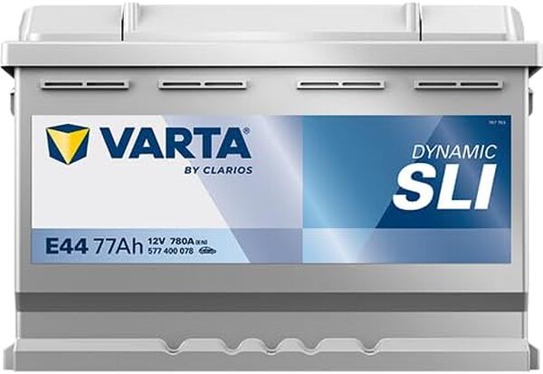 Varta Silver Dynamic E44 Batterie Voitures, 12 V 77Ah 780 Amps (En)