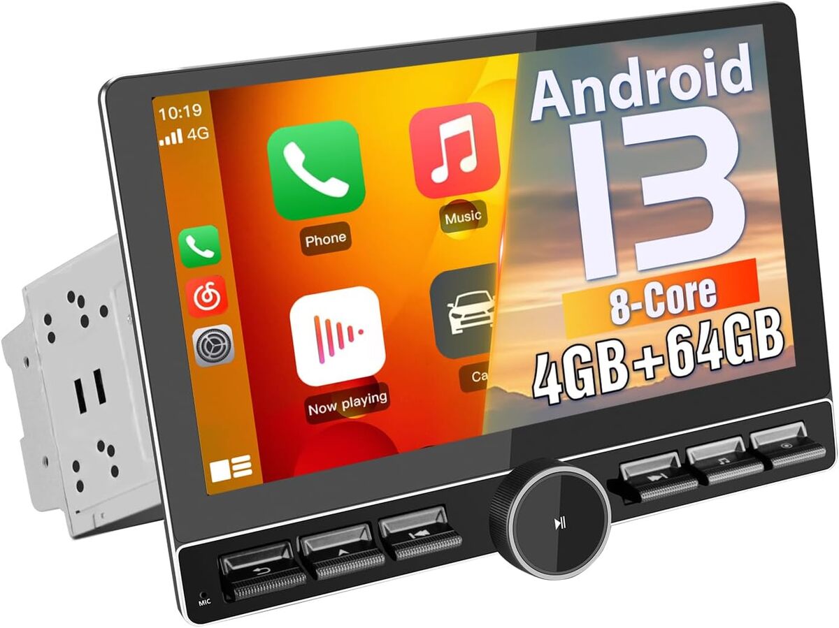 Test autoradio Android 13 écran 10.6'' avec GPS et Carplay