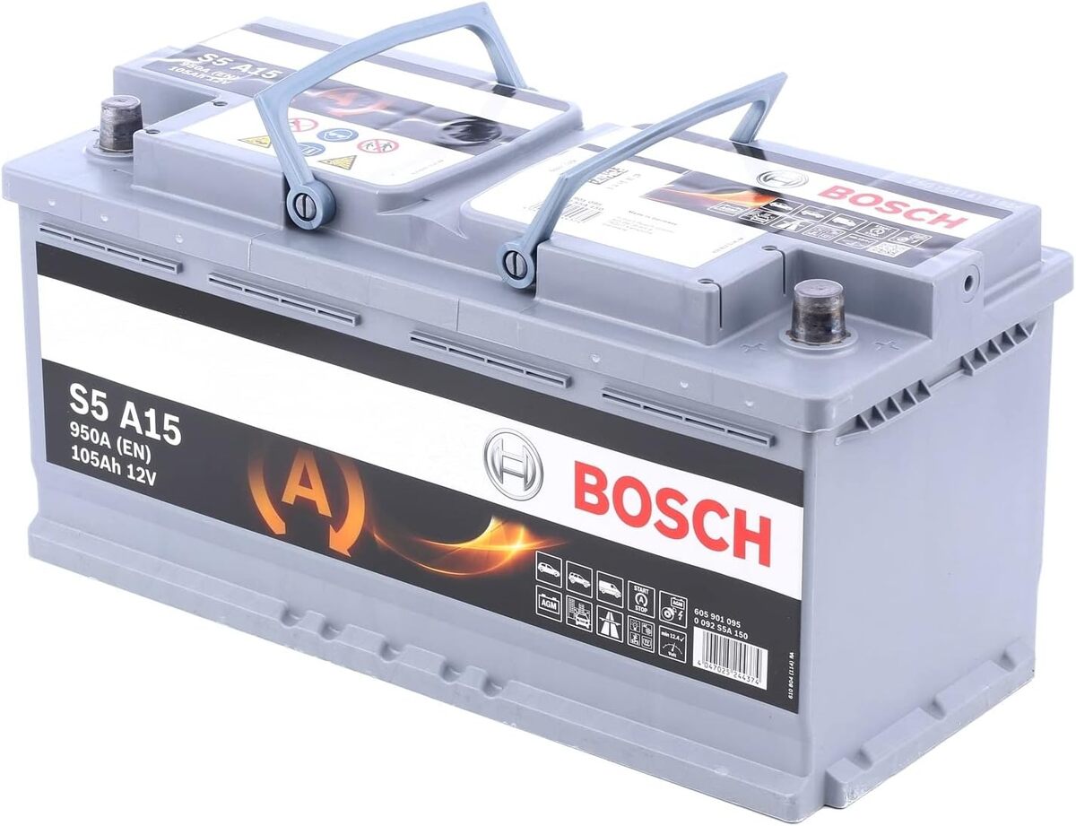 Test : batterie Bosch S5A15 AGM 105A/h pour start/stop