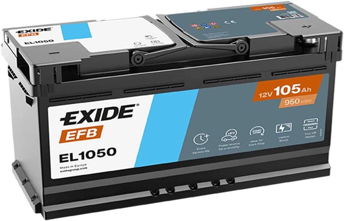 Test de la batterie Exide EFB EL1050 105Ah 950A