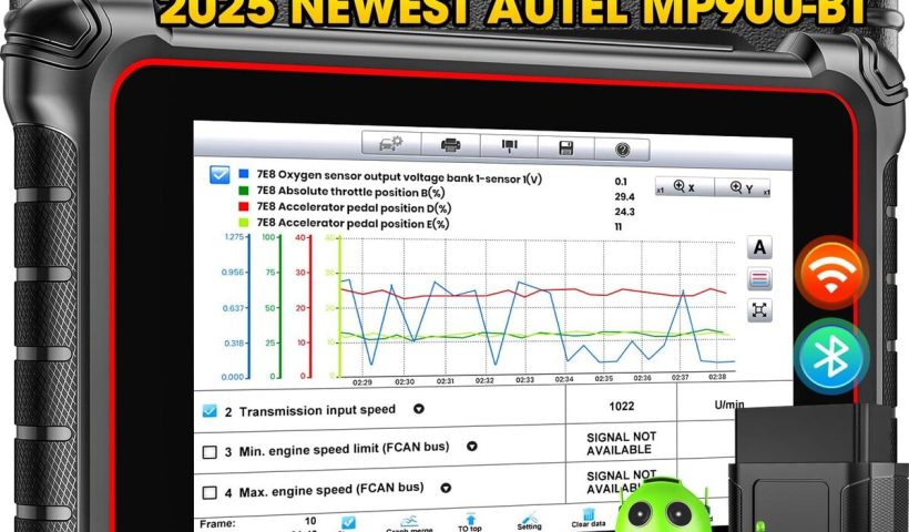 Test de la valise diagnostic auto Autel MaxiPRO MP900BT : analyse VIN et plus de 40 services