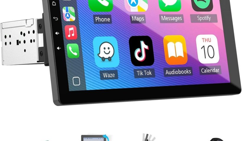 Test de l'autoradio Haudio Bluetooth 1 DIN avec écran rotatif 10, 1 pouces