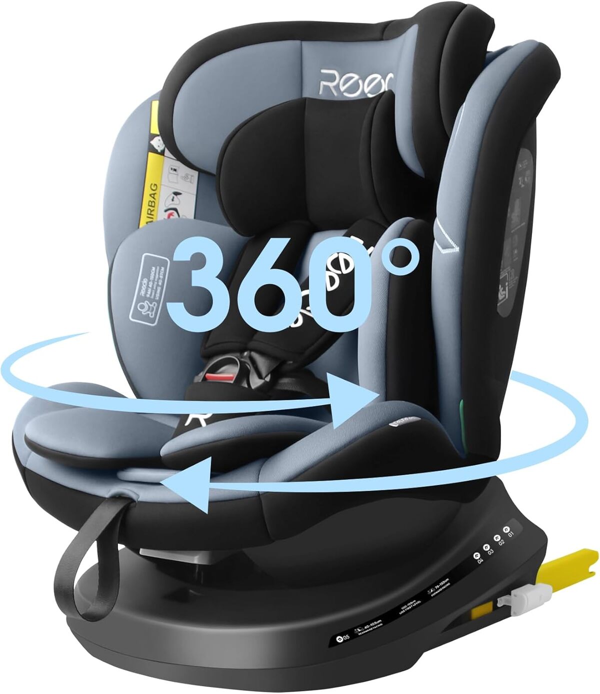 Test du siège auto Reecle i-Size 360° ISOFIX (0-36 kg)