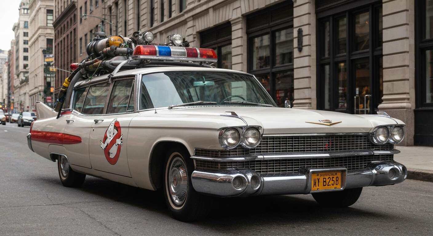 La cadillac ecto-1 de ghostbusters : un classique du cin&eacute;ma fantastique