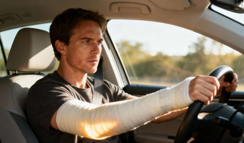 Conduire avec un plâtre : ce qu'il faut savoir