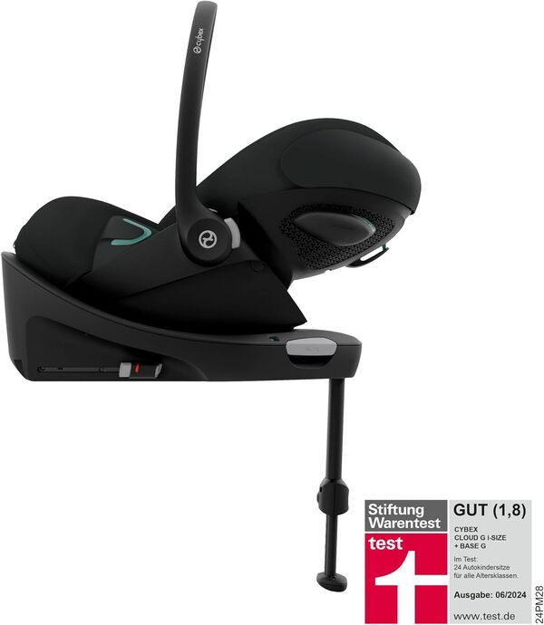 CYBEX Cloud G i-Size inclus CYBEX Base ISOFIX, Base G, Moon Black Plus