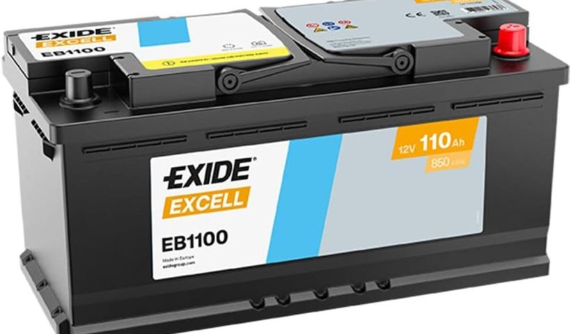 Test batterie EXIDE Excell EB1100 : puissance 110Ah 850A