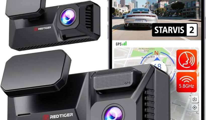Test de la dashcam REDTIGER F77 : performance 4K HDR et contrôle vocal