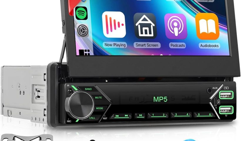 Test de l'autoradio VECHTEL Carplay : écran rétractable 7 pouces et fonctionnalités avancées