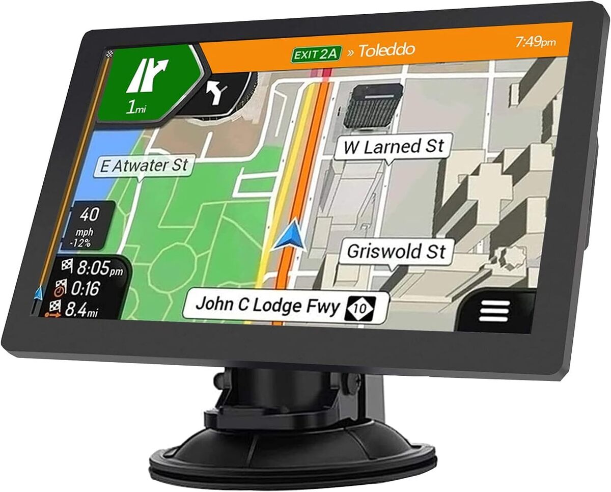 Test du GPS HD 22, 9 cm avec itinéraire camion et guidage vocal