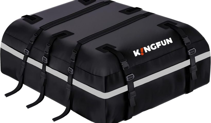 Test du porte-bagages de toit Kingfun : sac imperméable 0, 6 m³