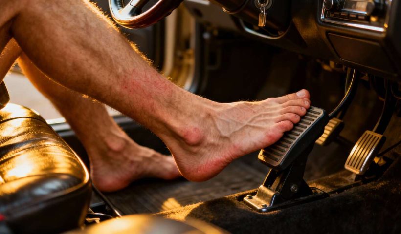 Conduire pieds nus : est-ce légal ?