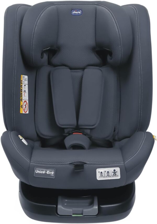 Chicco UnicoEvo I-Size, Siège auto pour enfants, poids 0-36 Kg, homologué ECE R129/03, Isofix 360° pivotant et inclinable, Siege auto isofix, Groupe 0+/1/2/3 De 0 à 12 ans, 40 à 150 cm, Bleu
