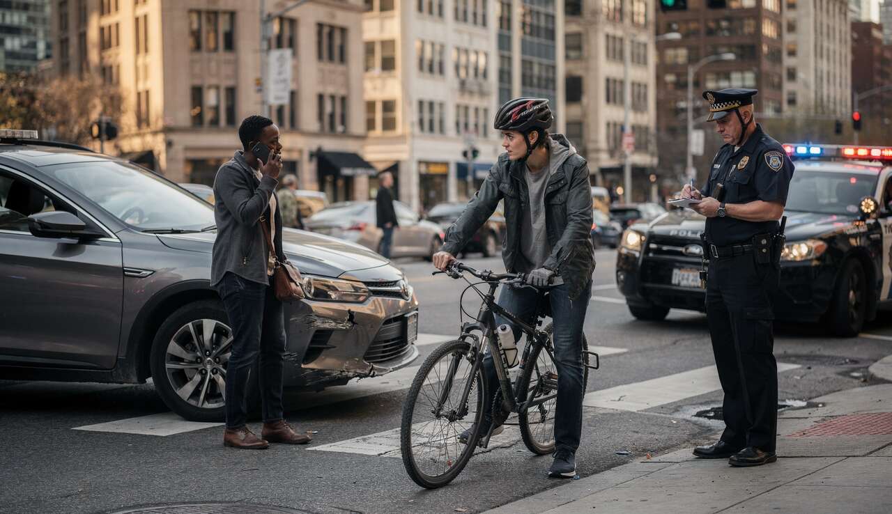Accident avec cycliste : que dit la loi ?