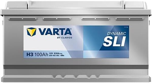 Varta Silver Dynamic H3 Batterie Voitures, 12 V 100Ah 830 Amps (En)