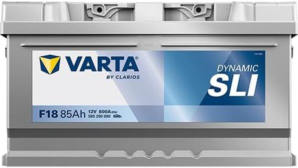 Varta Silver Dynamic F18 Batterie Voitures, 12 V 85Ah 800 Amps (En)