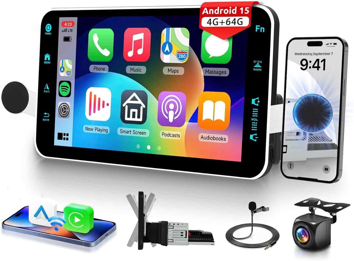 Test autoradio Hodozzy Android : écran 9 pouces et Carplay sans fil