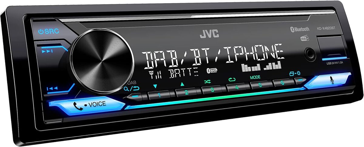 Test autoradio JVC KD-X482DBT : uSB, iPod, bluetooth, dab+