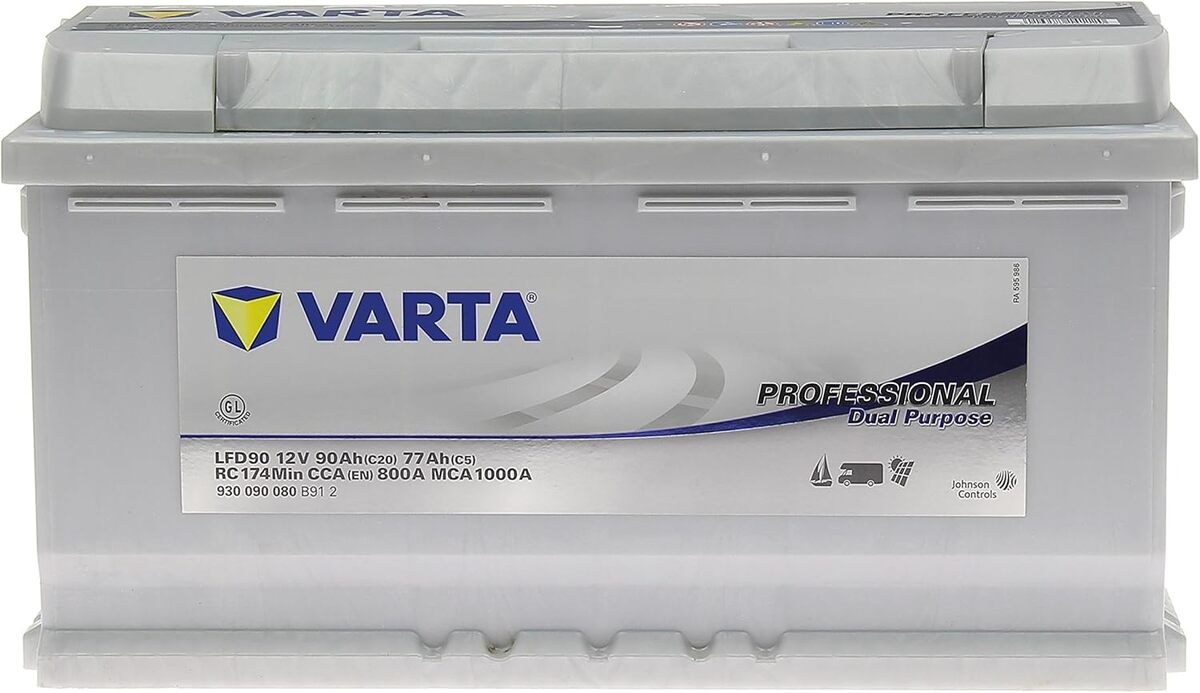 Test de la batterie Varta Professionnal Lfd90 : puissance pour bateaux et camping-cars