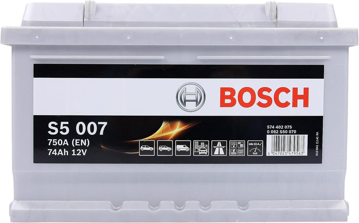 Test de la bosch S5007 : batterie auto 74A/h performante