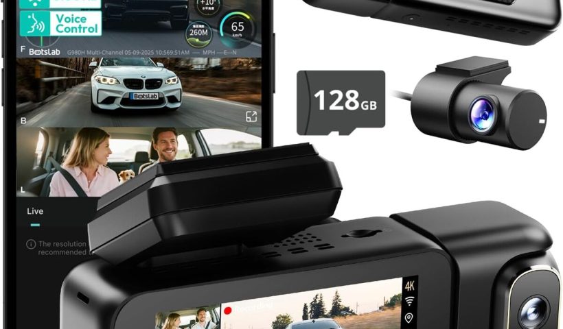 Test de la caméra embarquée BOTSLAB 4K à 3 canaux